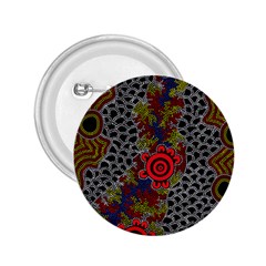 Aboriginal Art - Waterholes 2 25  Buttons by hogartharts