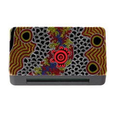 Aboriginal Art - Campsite Memory Card Reader With Cf by hogartharts