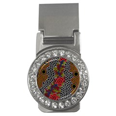 Aboriginal Art - Waterholes Money Clips (cz)  by hogartharts