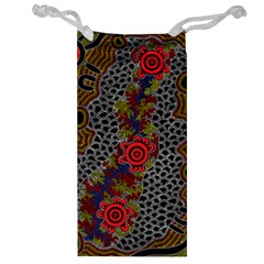 Aboriginal Art - Waterholes Jewelry Bag by hogartharts