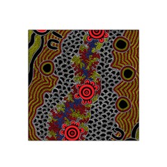 Aboriginal Art - Campsite Satin Bandana Scarf by hogartharts