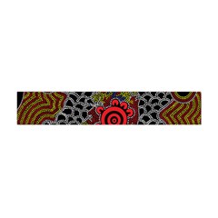 Aboriginal Art - Waterholes Flano Scarf (mini)