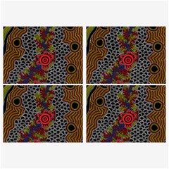 Aboriginal Art - Meeting Places Belt Buckles