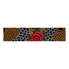 Aboriginal Art - Waterholes Velvet Scrunchie by hogartharts