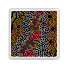 Aboriginal Art - Meeting Places Memory Card Reader (square)  by hogartharts