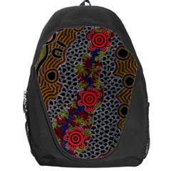 Aboriginal Art - Meeting Places Backpack Bag by hogartharts