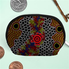 Aboriginal Art - Meeting Places Accessory Pouches (medium)  by hogartharts