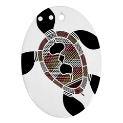 Aboriginal Art - Untitled Ornament (oval) by hogartharts