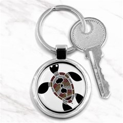 Aboriginal Art - Untitled Key Chains (round)  by hogartharts