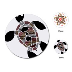 Aboriginal Art - Untitled Playing Cards (round) 