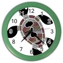 Aboriginal Art - Untitled Color Wall Clocks by hogartharts