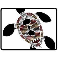 Aboriginal Art - Untitled Fleece Blanket (large)  by hogartharts