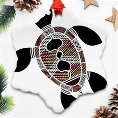 Aboriginal Art - Untitled Ornament (snowflake)