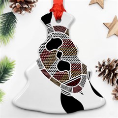 Aboriginal Art - Untitled Christmas Tree Ornament (two Sides)