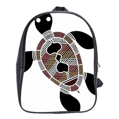 Aboriginal Art - Untitled School Bag (xl) by hogartharts