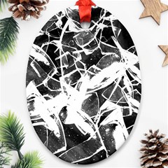 Broken Glass  Ornament (oval) by berwies