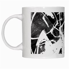 Broken Glass  White Mugs by berwies