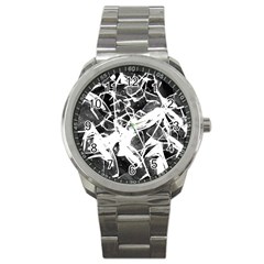 Broken Glass  Sport Metal Watch by berwies