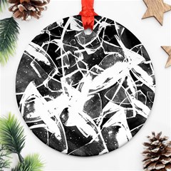 Broken Glass  Round Ornament (two Sides)