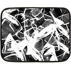 Broken Glass  Double Sided Fleece Blanket (mini)  by berwies