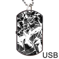 Broken Glass  Dog Tag Usb Flash (one Side) by berwies