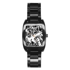 Broken Glass  Stainless Steel Barrel Watch by berwies