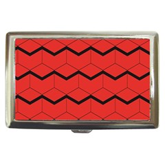 Red Box Pattern Cigarette Money Cases