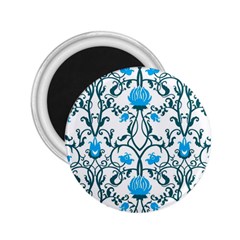 Art Nouveau, Art Deco, Floral,vintage,blue,green,white,beautiful,elegant,chic,modern,trendy,belle Époque 2 25  Magnets by NouveauDesign