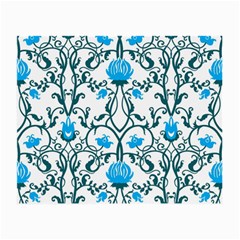 Art Nouveau, Art Deco, Floral,vintage,blue,green,white,beautiful,elegant,chic,modern,trendy,belle Époque Small Glasses Cloth (2-side) by NouveauDesign