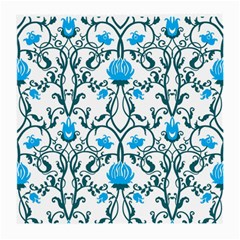 Art Nouveau, Art Deco, Floral,vintage,blue,green,white,beautiful,elegant,chic,modern,trendy,belle Époque Medium Glasses Cloth by NouveauDesign