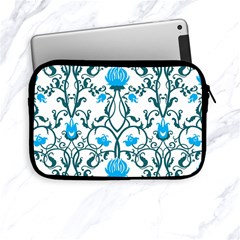 Art Nouveau, Art Deco, Floral,vintage,blue,green,white,beautiful,elegant,chic,modern,trendy,belle Époque Apple Ipad Mini Zipper Cases by NouveauDesign