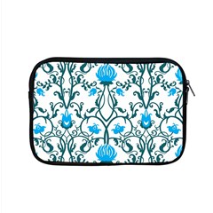 Art Nouveau, Art Deco, Floral,vintage,blue,green,white,beautiful,elegant,chic,modern,trendy,belle Époque Apple Macbook Pro 15  Zipper Case by NouveauDesign