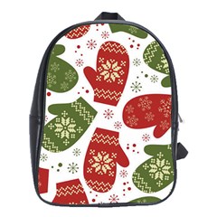 Winter Snow Mittens School Bag (xl) by allthingseveryone