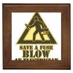 Save A Fuse Blow An Electrician Framed Tiles