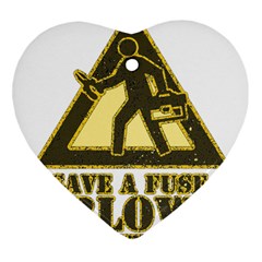 Save A Fuse Blow An Electrician Ornament (heart) by FunnyShirtsAndStuff