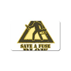 Save A Fuse Blow An Electrician Magnet (name Card) by FunnyShirtsAndStuff