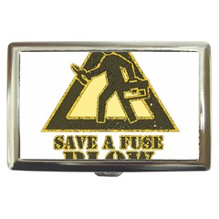 Save A Fuse Blow An Electrician Cigarette Money Cases by FunnyShirtsAndStuff