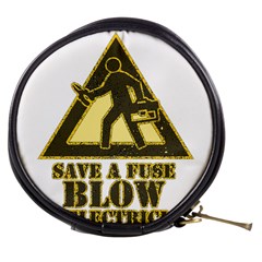 Save A Fuse Blow An Electrician Mini Makeup Bags by FunnyShirtsAndStuff