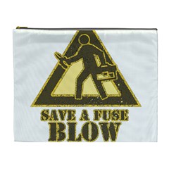 Save A Fuse Blow An Electrician Cosmetic Bag (xl) by FunnyShirtsAndStuff