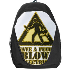 Save A Fuse Blow An Electrician Backpack Bag