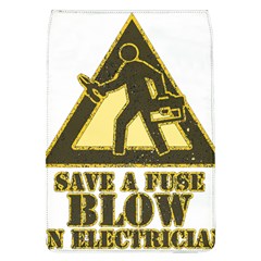 Save A Fuse Blow An Electrician Flap Covers (l)  by FunnyShirtsAndStuff