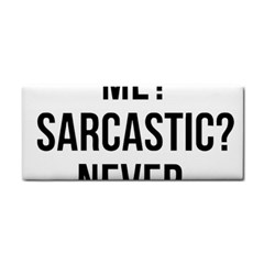 Me Sarcastic Never Cosmetic Storage Cases by FunnyShirtsAndStuff