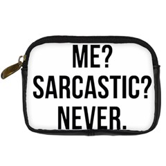 Me Sarcastic Never Digital Camera Cases by FunnyShirtsAndStuff