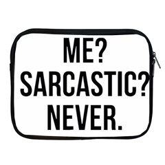 Me Sarcastic Never Apple Ipad 2/3/4 Zipper Cases