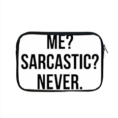 Me Sarcastic Never Apple Macbook Pro 15  Zipper Case by FunnyShirtsAndStuff