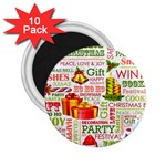 The Joys Of Christmas 2.25  Magnets (10 pack)  Front