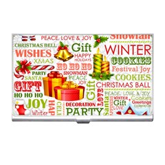 The Joys Of Christmas Business Card Holders by allthingseveryone