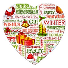 The Joys Of Christmas Jigsaw Puzzle (heart) by allthingseveryone