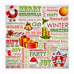 The Joys Of Christmas Medium Glasses Cloth (2-side) by allthingseveryone