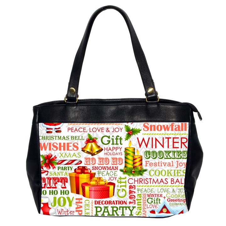 The Joys Of Christmas Office Handbags (2 Sides) 